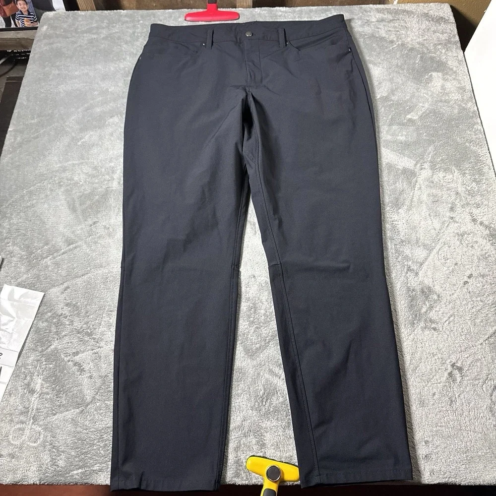 Cuts Clothing‎ Pants Mens 38x32 (38x29) Black Icon Performance Stretch Slim Fit